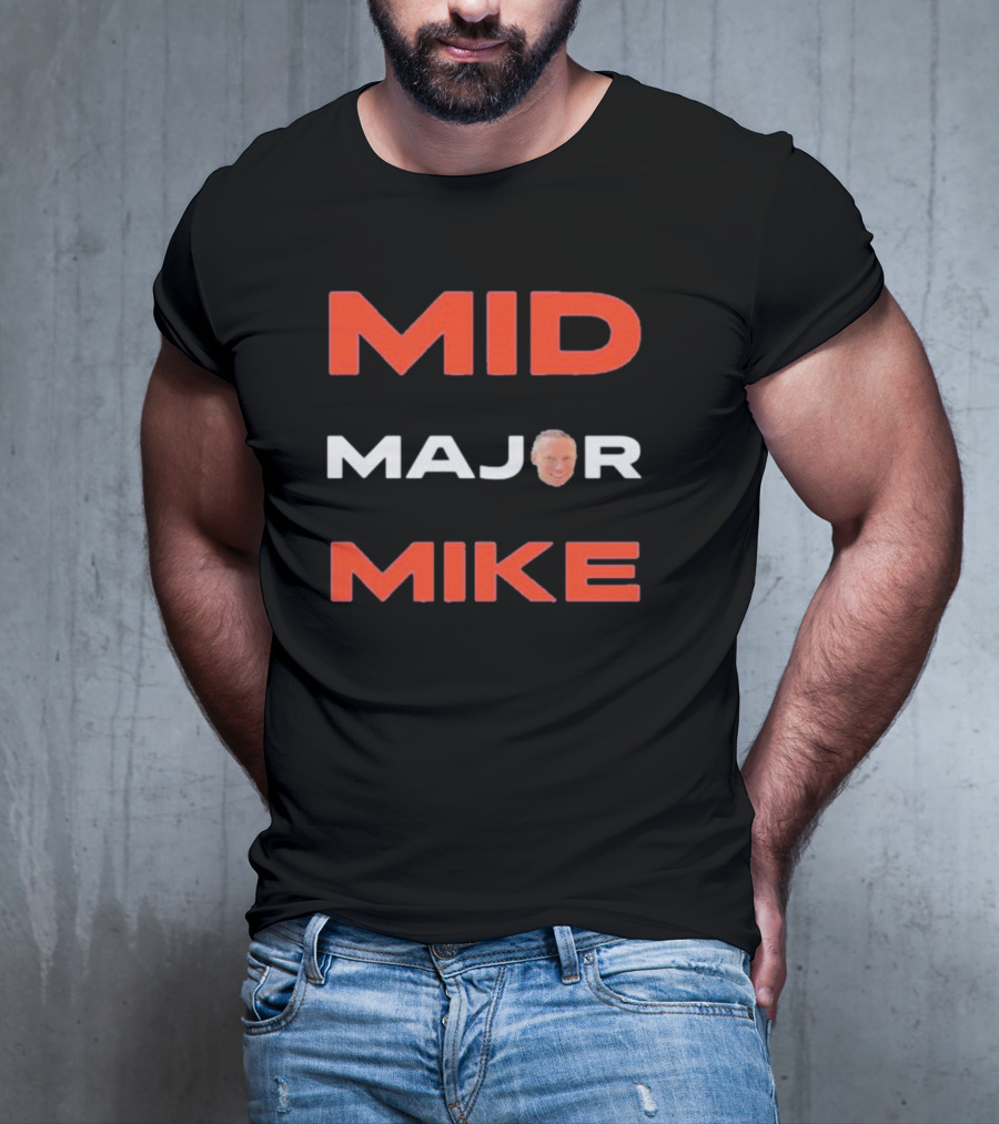 Mid Major Mike Sports Humor Face T-Shirt
