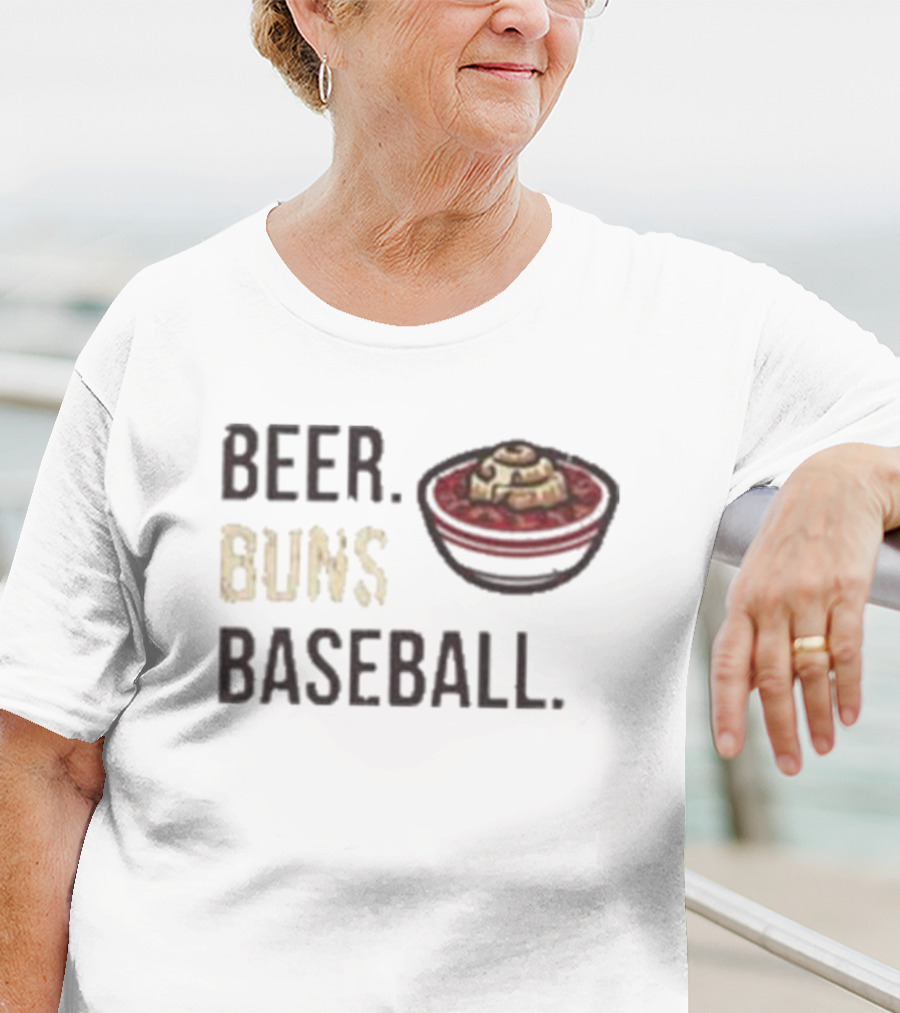 Minnesota Twins Beer Buns Baseball Fan T-Shirt