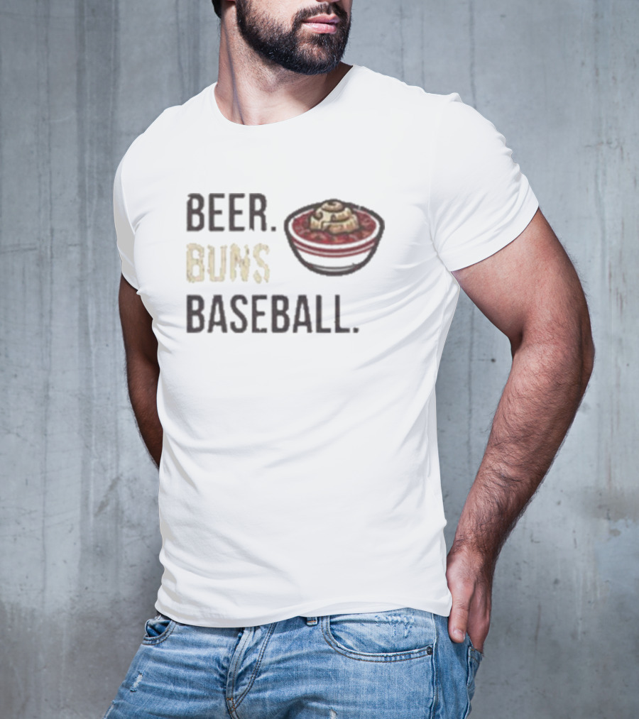 Minnesota Twins Beer Buns Baseball Fan T-Shirt