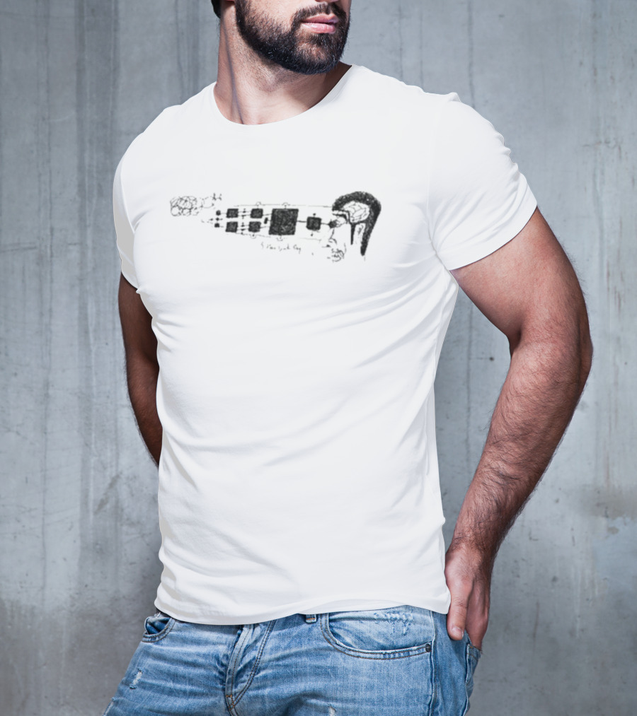 Morgaan 9 Hour Work Day Abstract Clock Face T-Shirt