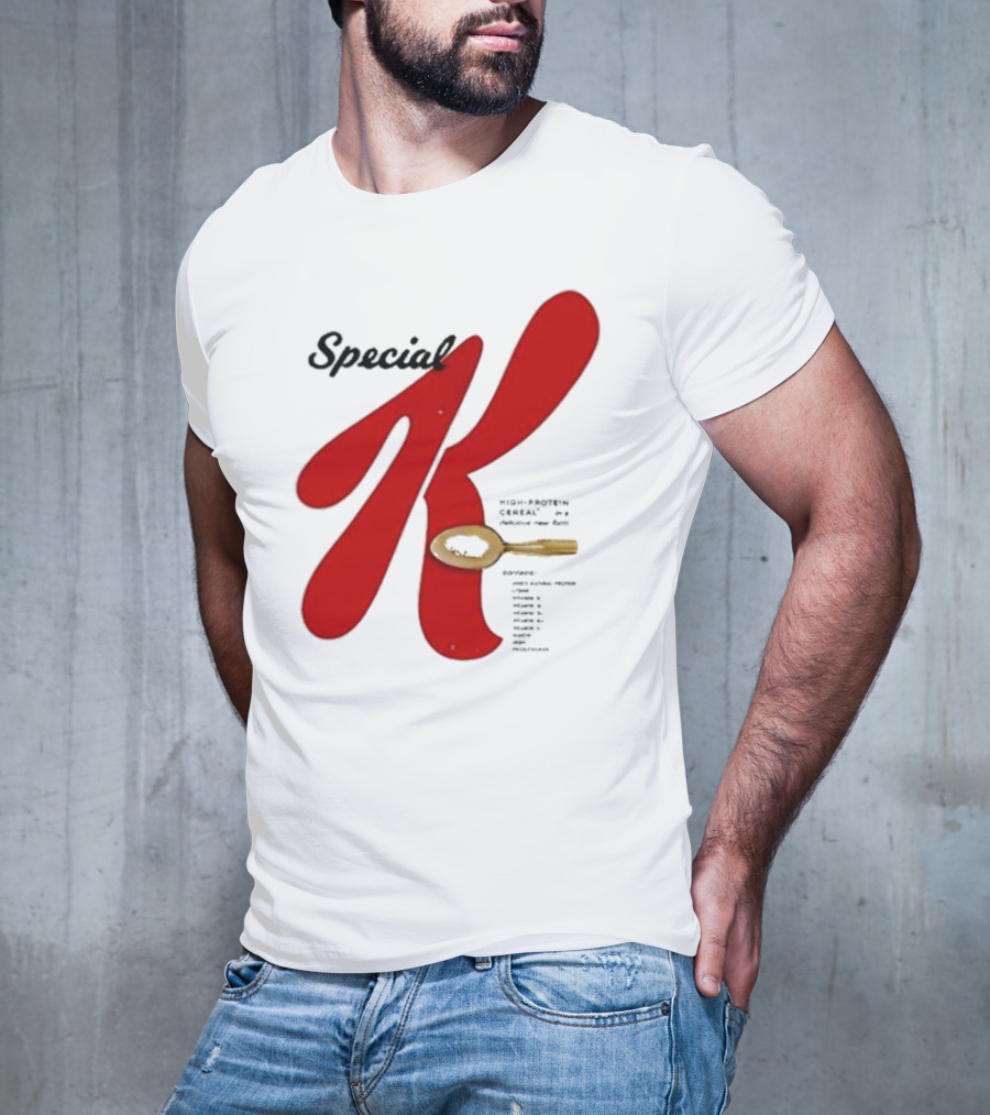 Special K High Protein Cereal Ketapoloclub Spoon T-Shirt