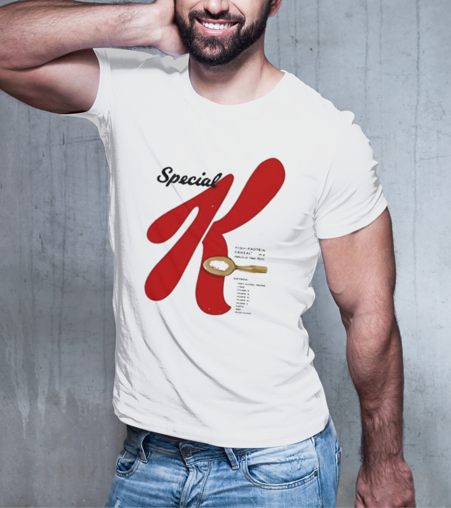 Special K High Protein Cereal Ketapoloclub Spoon T-Shirt