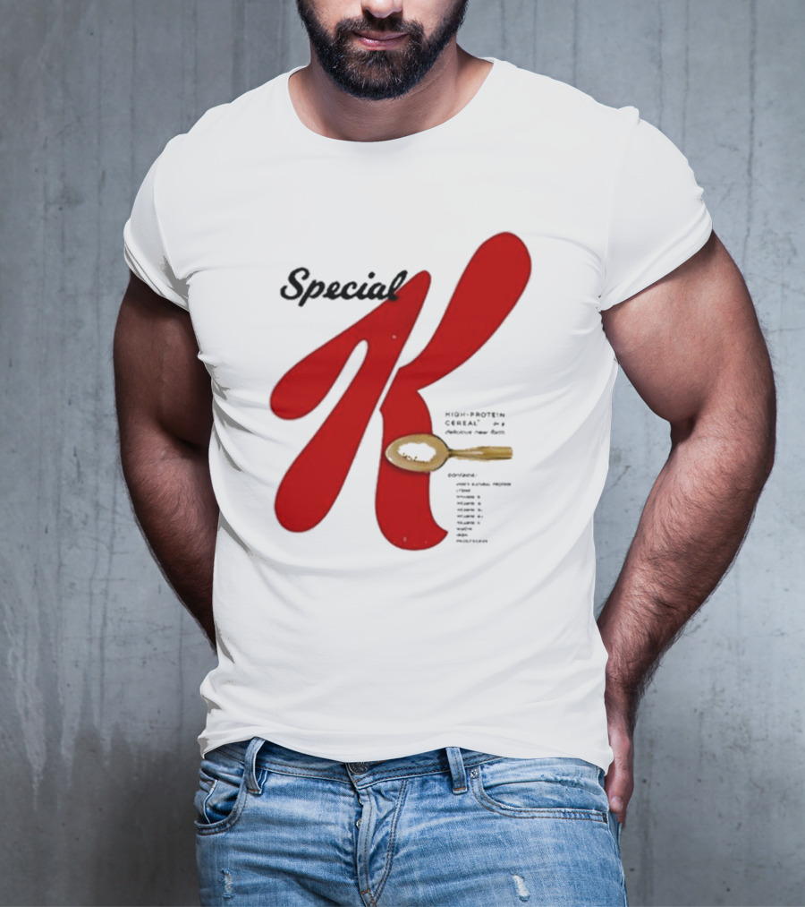 Special K High Protein Cereal Ketapoloclub Spoon T-Shirt