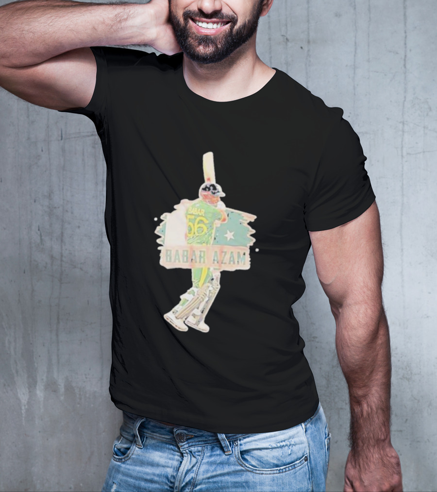 Babar Azam 56 Star Pakistan Cricket T-Shirt
