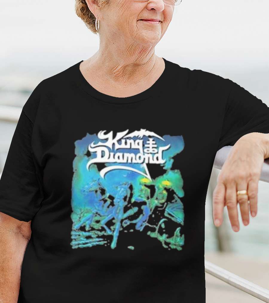 King Diamond Abigail Album Art Blue And Green T-Shirt