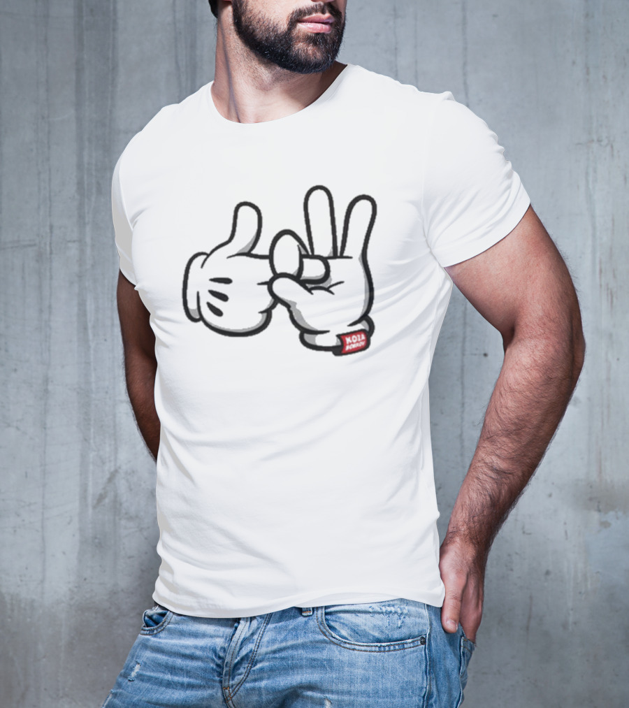 Koza Bobkov Noir Mickey Hand Sign T-Shirt