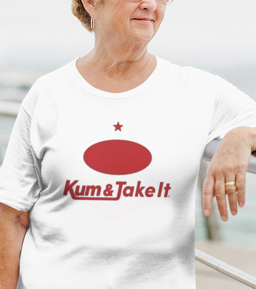 Kum And Take It Red Oval Star T-Shirt