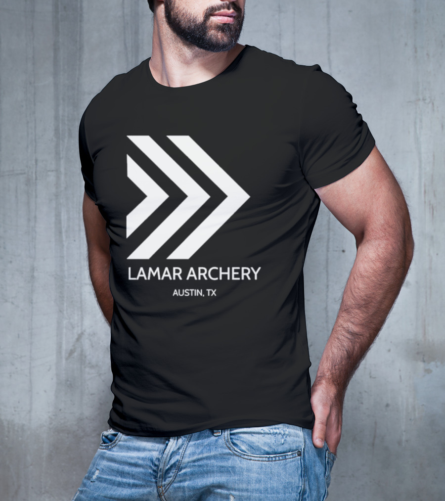 Lamar Archery Austin TX Arrow T-Shirt