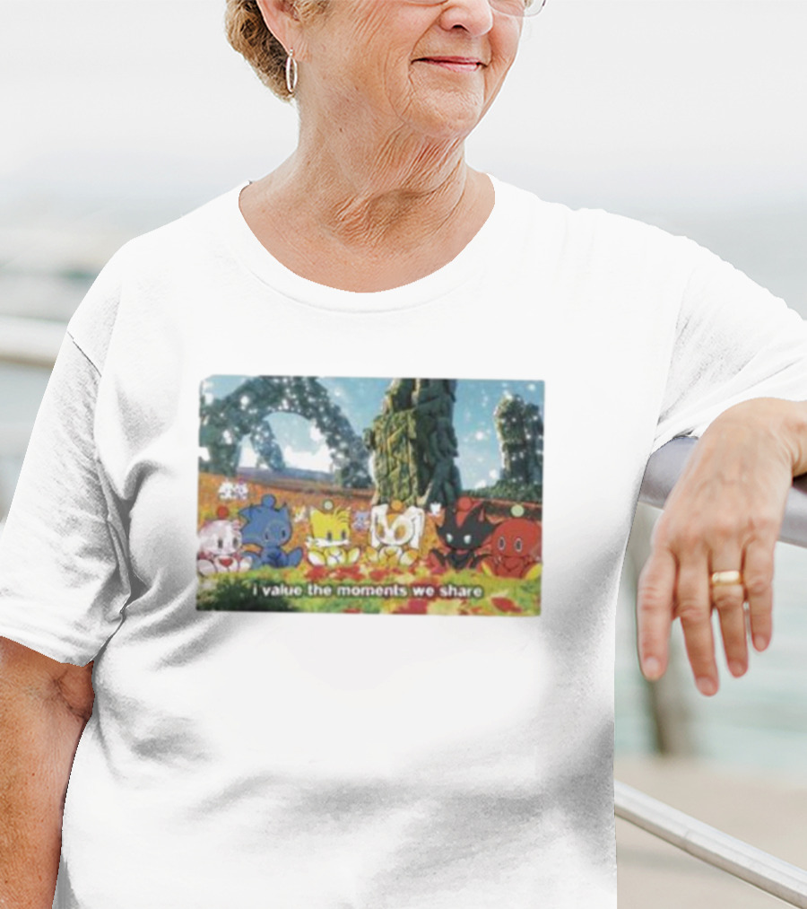 Mamono World All Character Chao I Value The Moments We Share T-Shirt