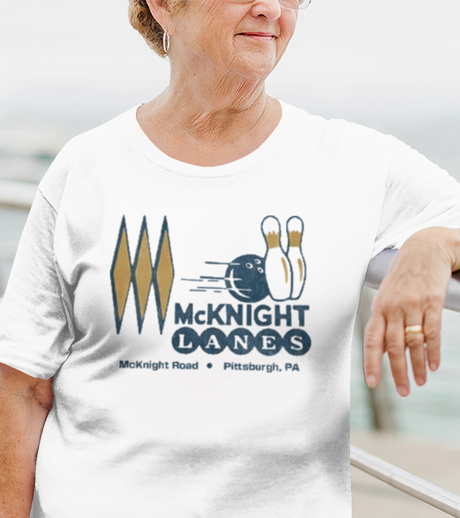McKnight Lanes Bowling Alley McKnight Road Pittsburgh PA T-Shirt