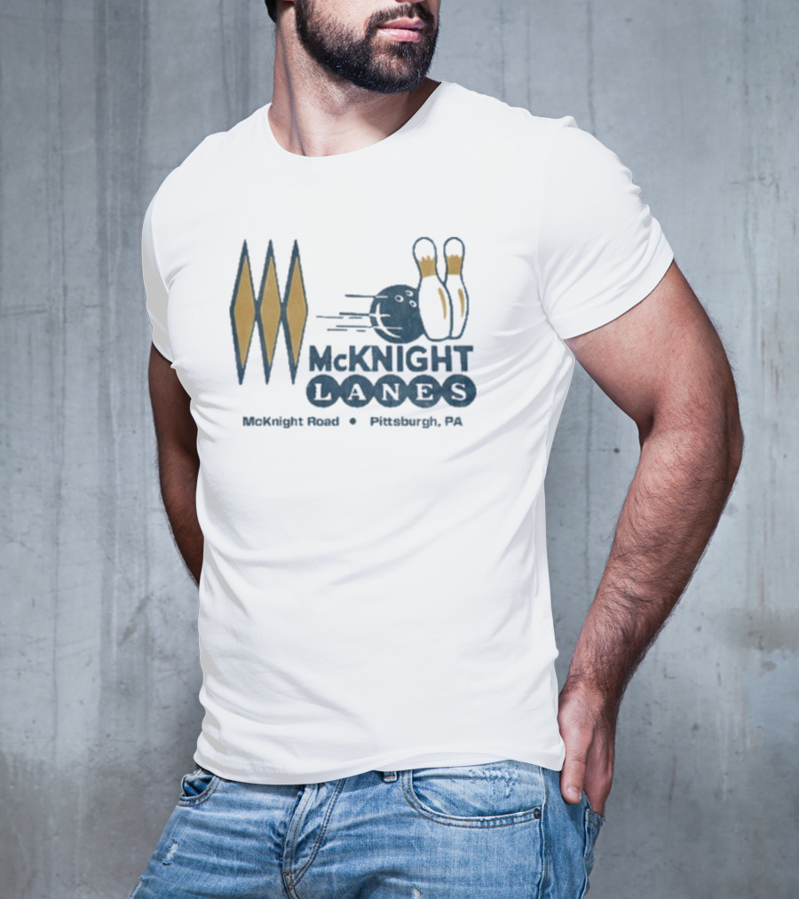 McKnight Lanes Bowling Alley McKnight Road Pittsburgh PA T-Shirt