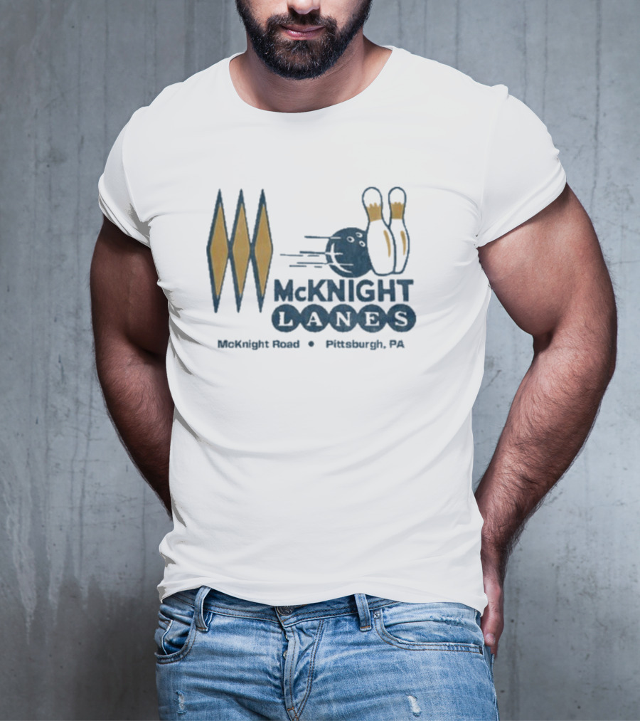 McKnight Lanes Bowling Alley McKnight Road Pittsburgh PA T-Shirt