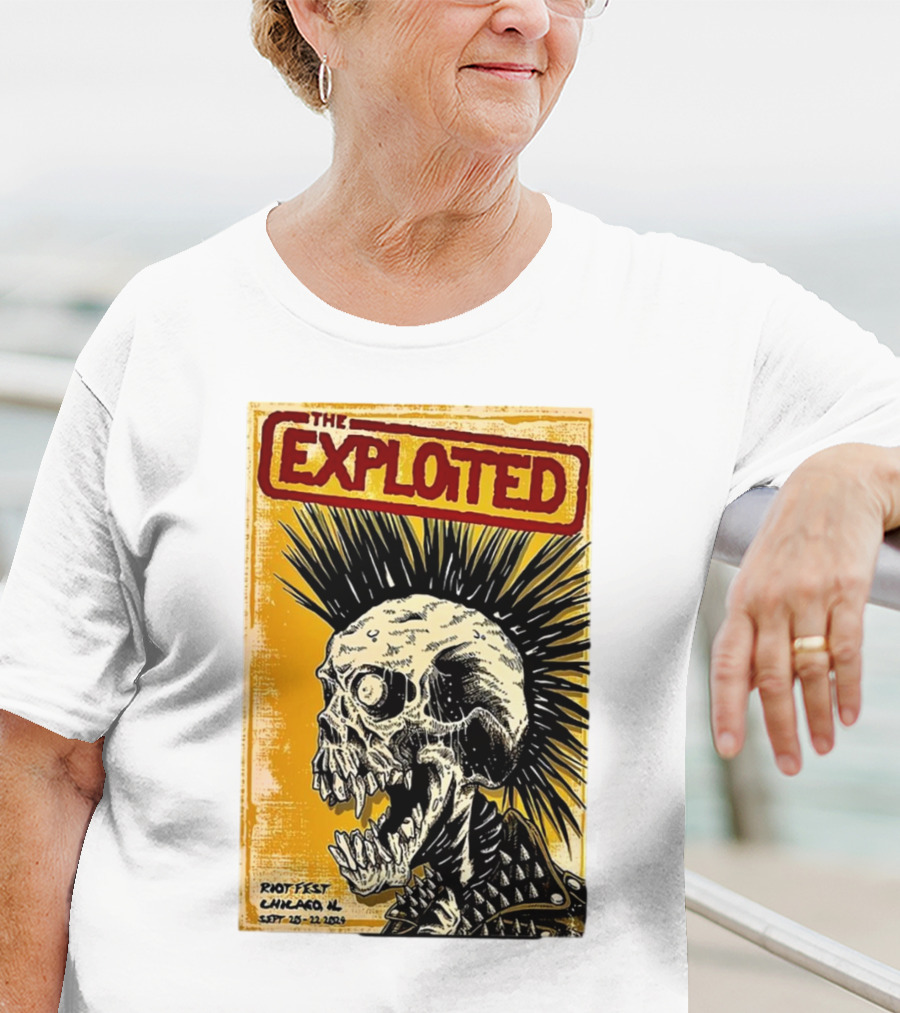 The Exploited Skull Riot Fest Chicago IL Sept 20-22 T-Shirt