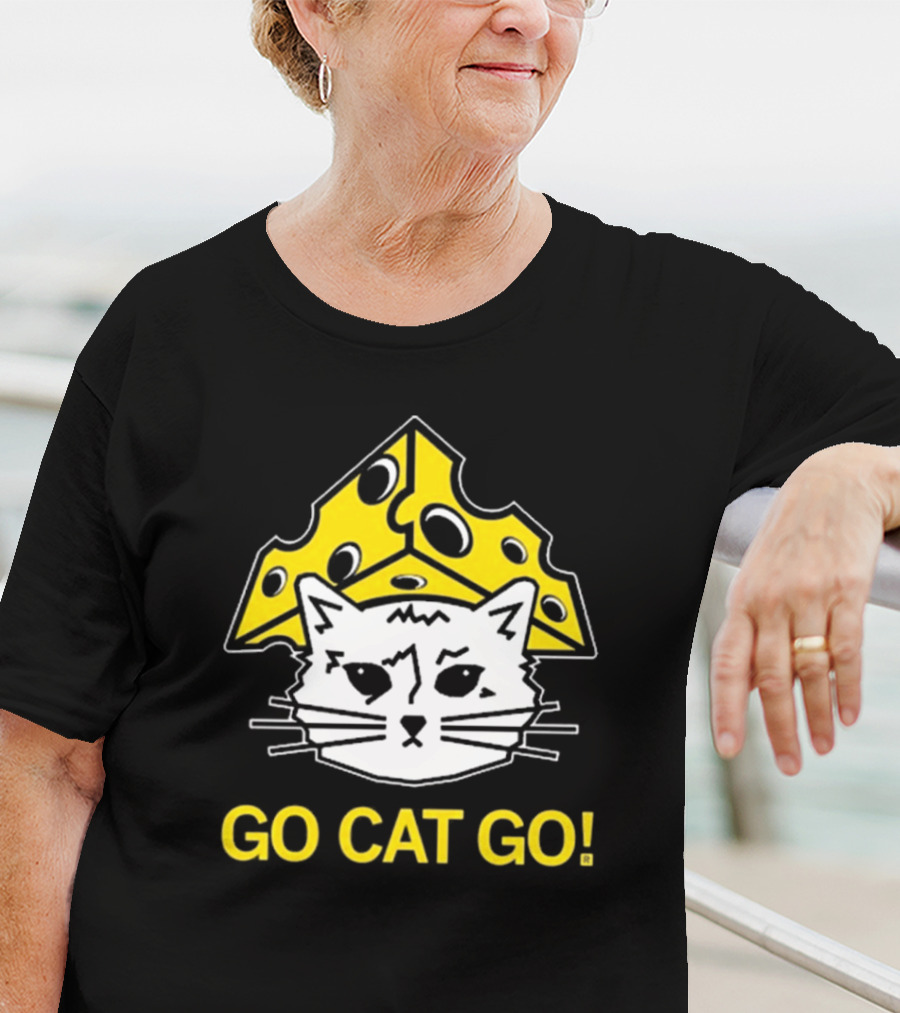 Raygun Cheesehead Go Cat Go T-Shirt