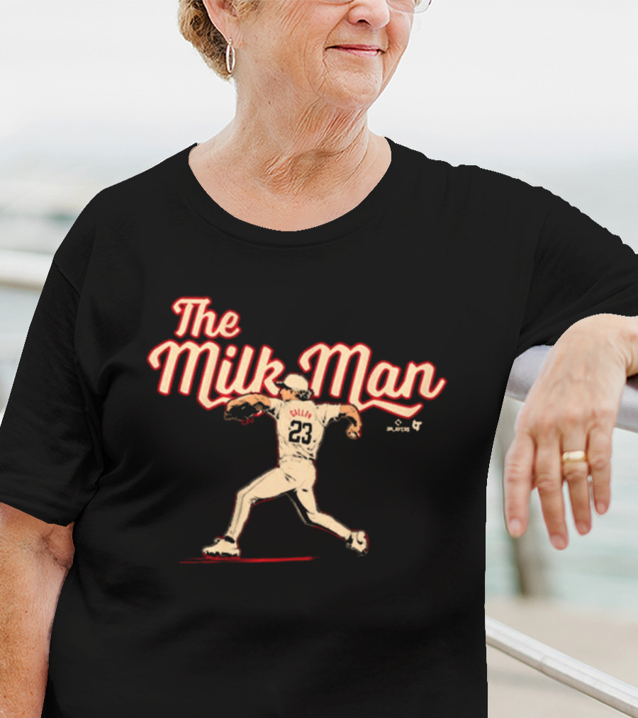 The Milk Man Arizona Diamondbacks 23 Gallen MLB Player T-Shirt