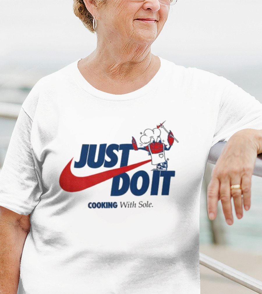JUST DO IT Cooking With Sole Chef Swoosh T-Shirt