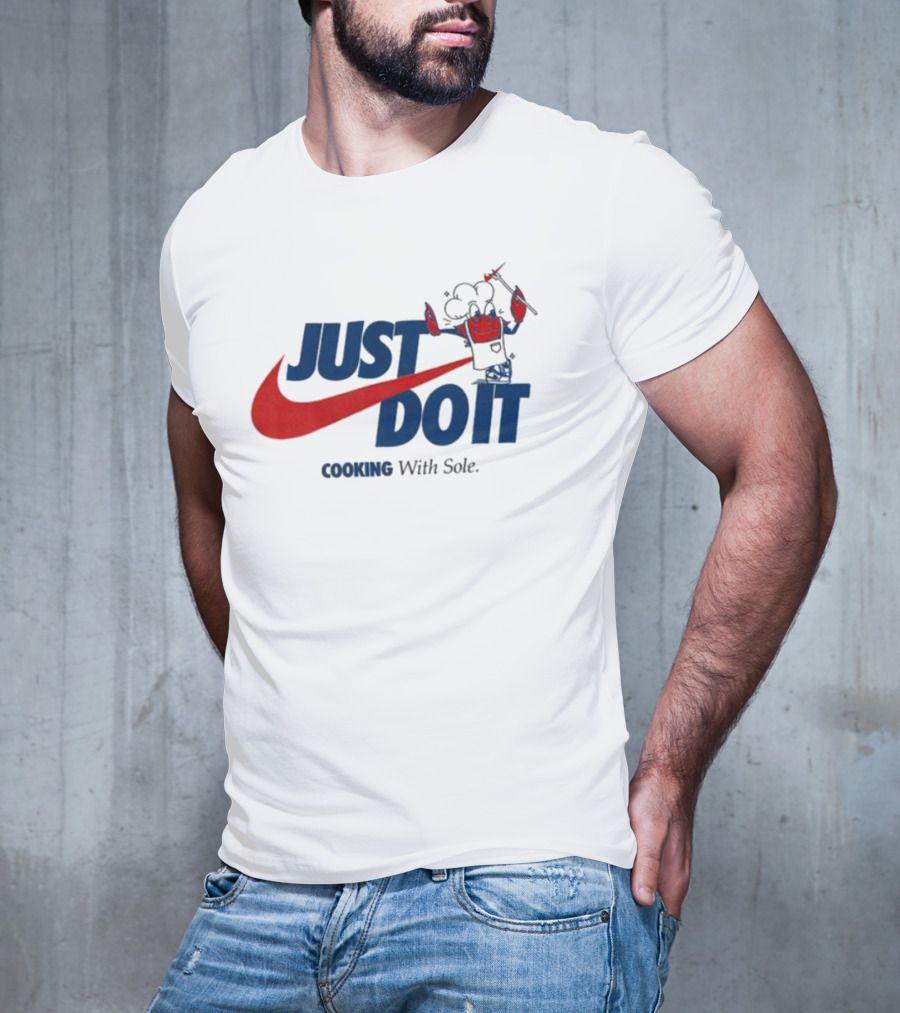 JUST DO IT Cooking With Sole Chef Swoosh T-Shirt