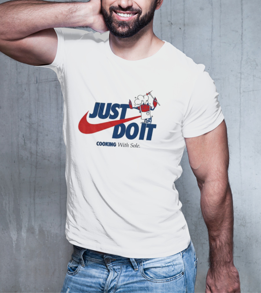 JUST DO IT Cooking With Sole Chef Swoosh T-Shirt