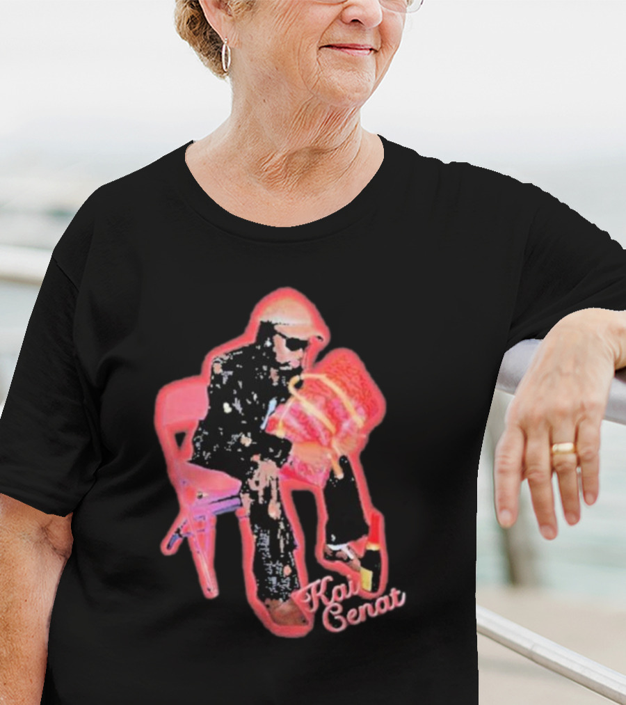 Kai Cenat Neon Style Artistic Pose T-Shirt