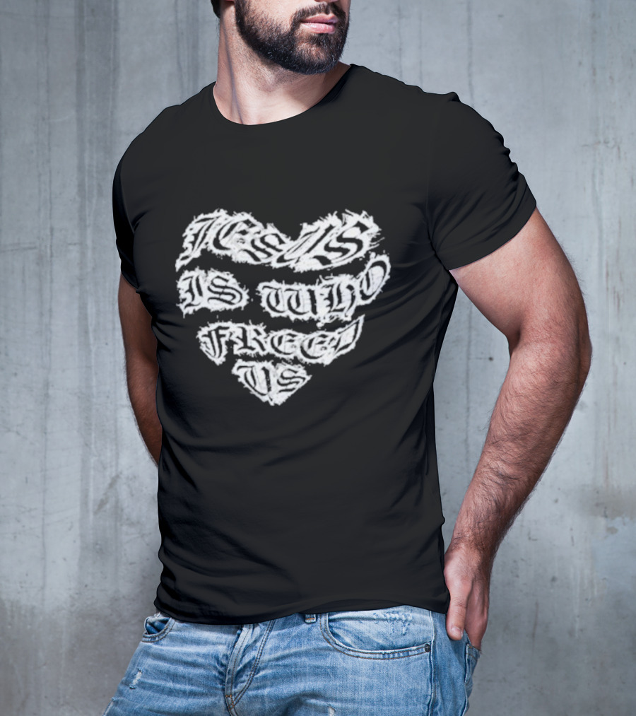 Kai Cenat Wearing Jesus Is Who Freed Us Heavens Fallen Angels Do You Know Jesus T-Shirt