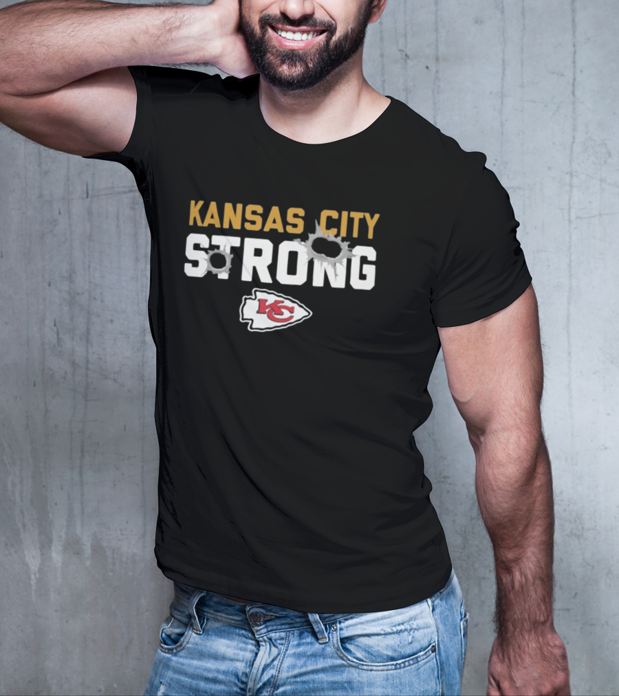 Kansas City Strong Chiefs KC Football Strength T-Shirt
