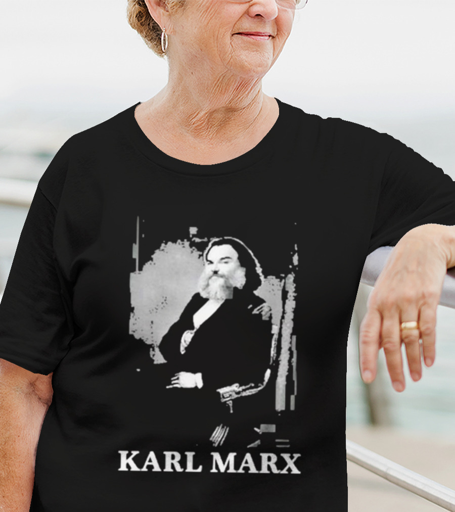 Karl Marx Jack Black Mashup T-Shirt