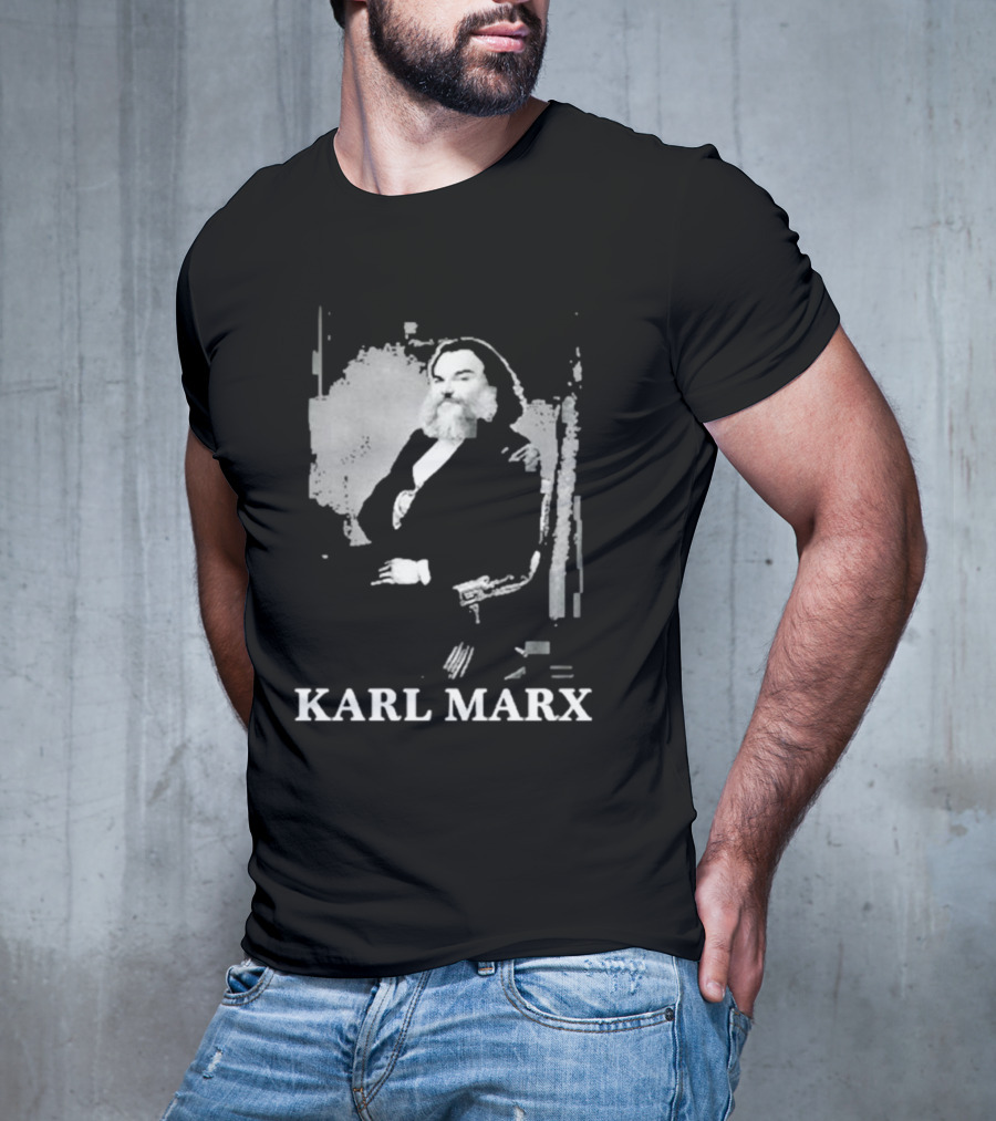 Karl Marx Jack Black Mashup T-Shirt
