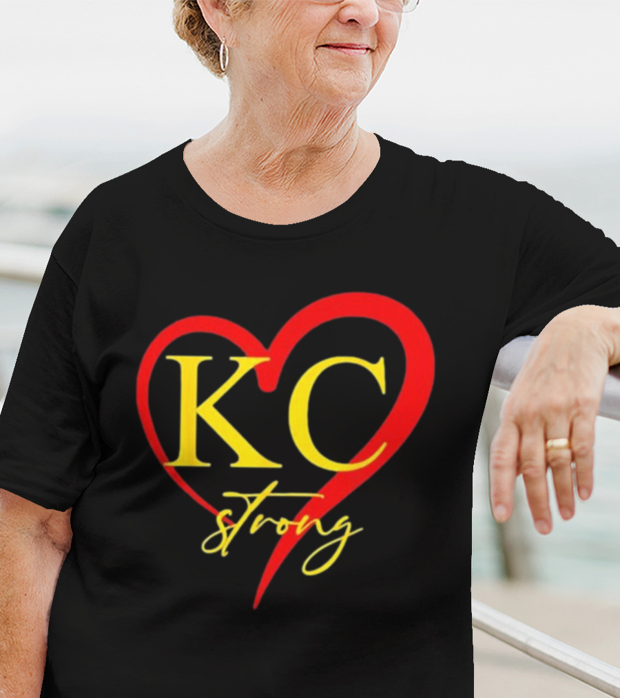 KC Strong Heart Design Kansas City Strong T-Shirt