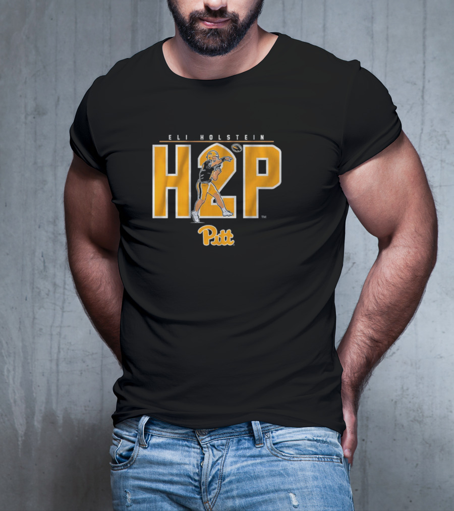Eli Holstein H2P Pitt Panthers Football Quarterback T-Shirt