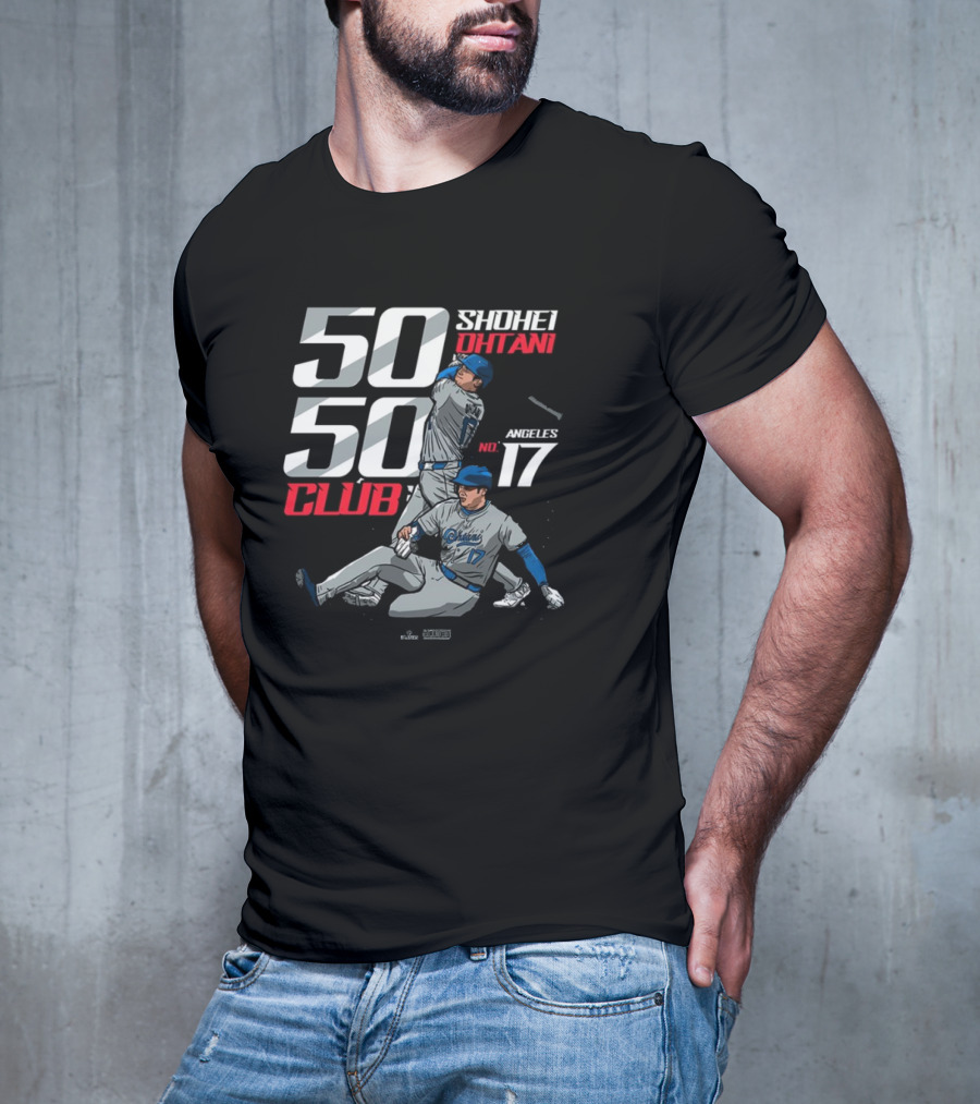 50 50 Club Shohei Ohtani Los Angeles No 17 T-Shirt