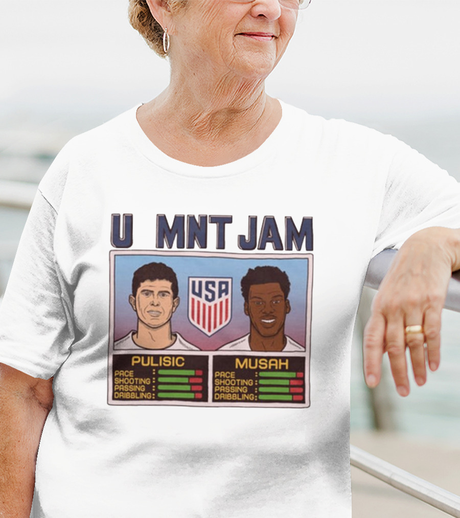 USMNT Jam Pulisic Musah USA Team Pace Shooting Passing Dribbling T-Shirt