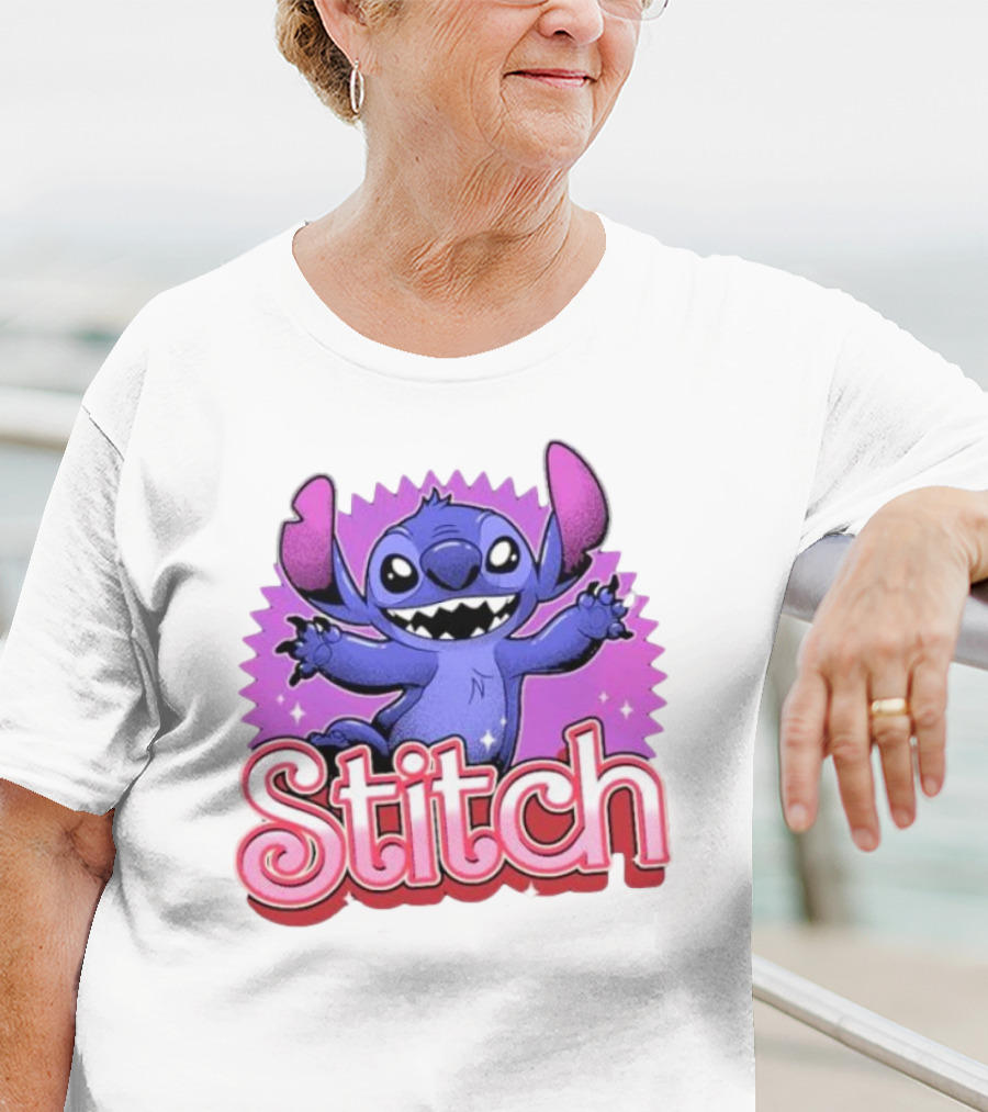 Stitch Alien Experiment 22 Fun Purple T-Shirt