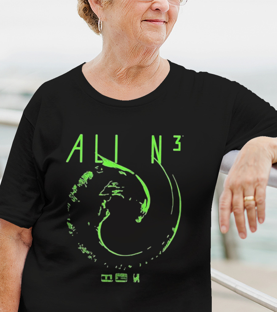 ALI N³ Green Creature Circle Iconic By Cope T-Shirt