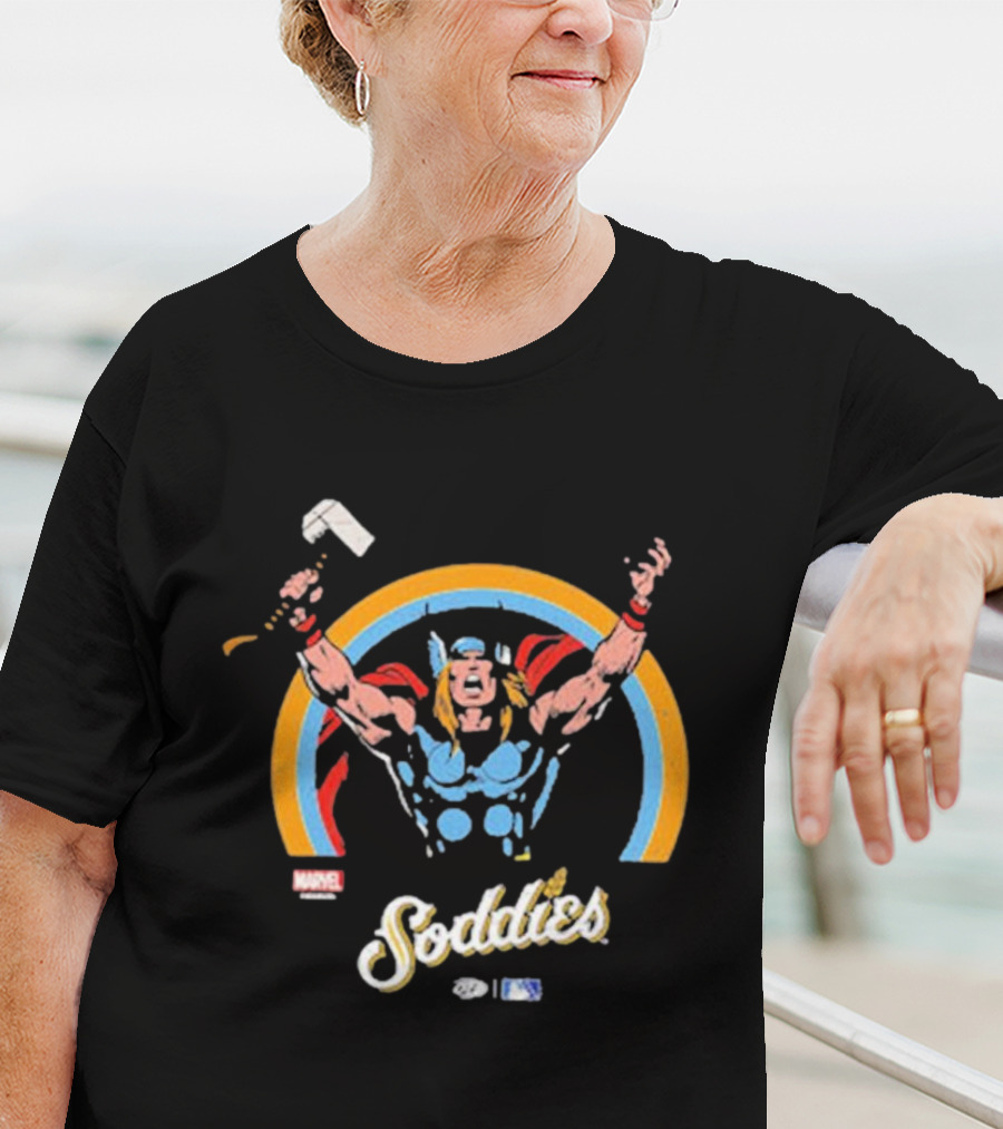 Amarillo Sod Poodles Marvel Soddies Thor T-Shirt