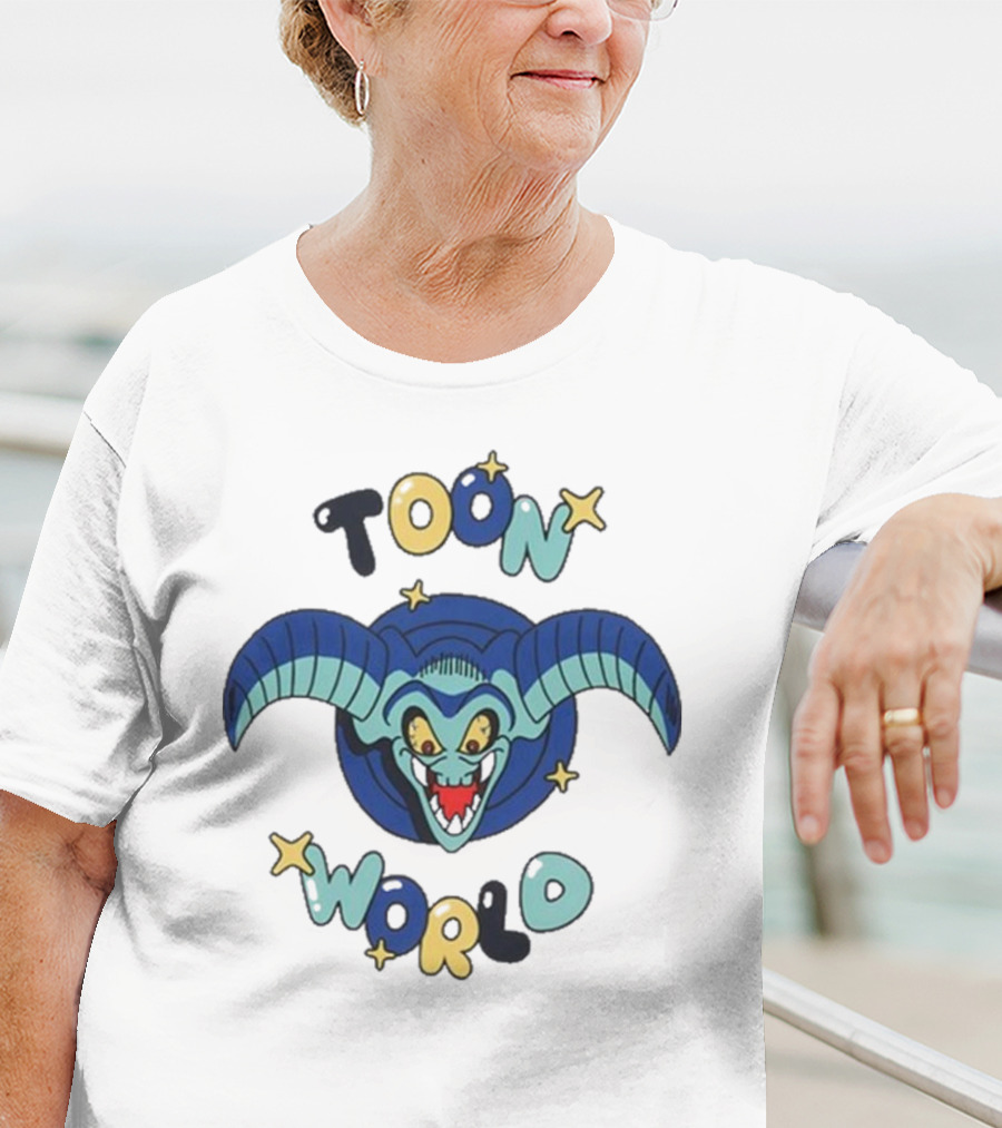 Hypland Yu-Gi-Oh Toon World With Blue Toon Monster Elements T-Shirt