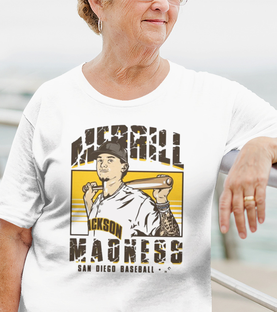 Jackson Merrill Madness San Diego Baseball T-Shirt
