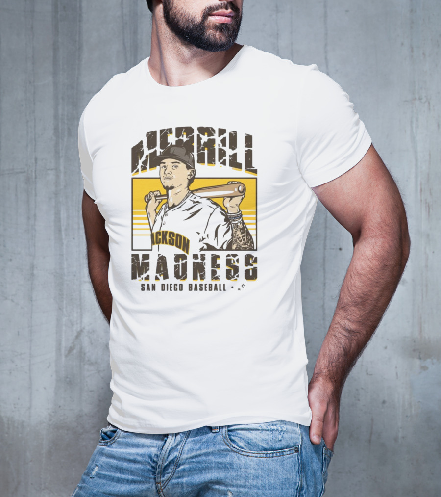 Jackson Merrill Madness San Diego Baseball T-Shirt
