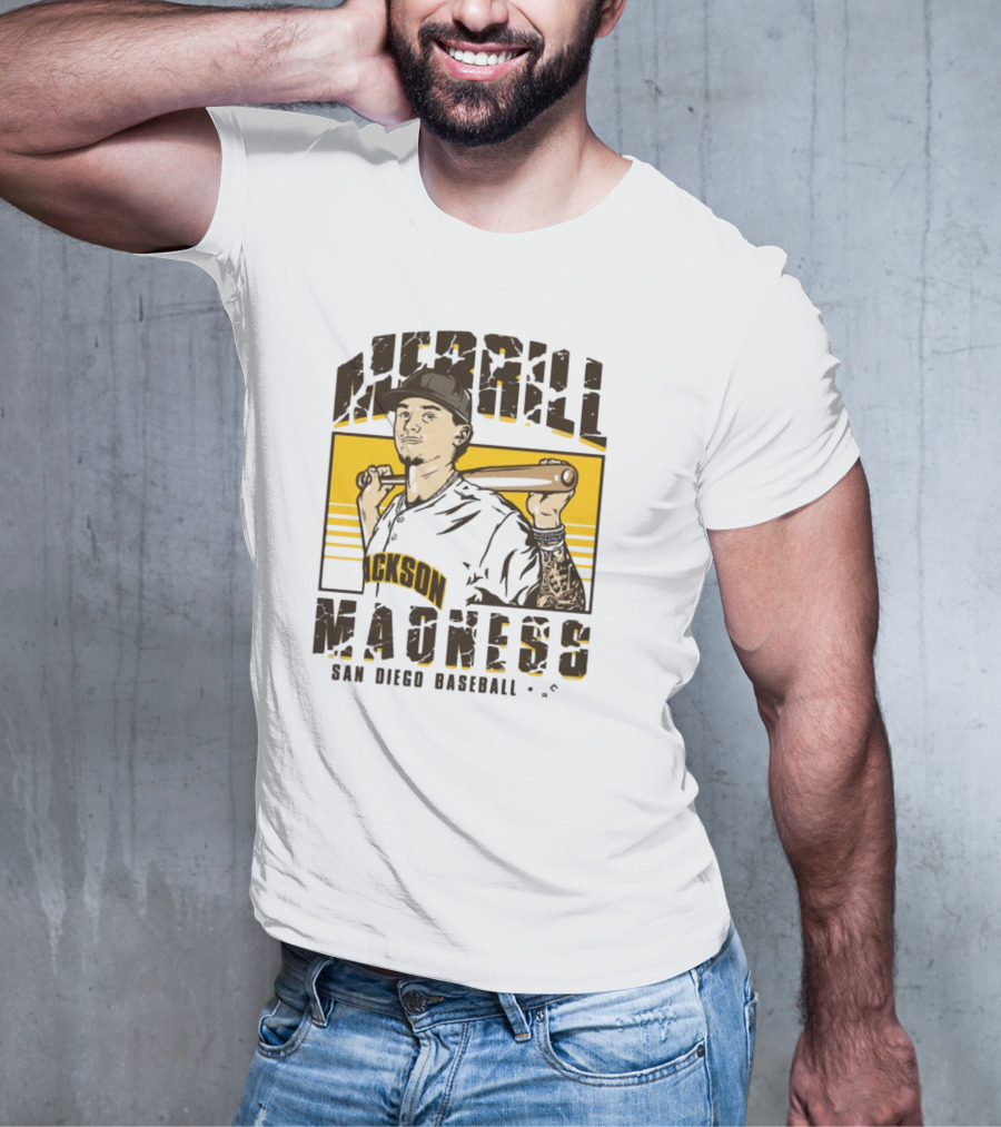 Jackson Merrill Madness San Diego Baseball T-Shirt