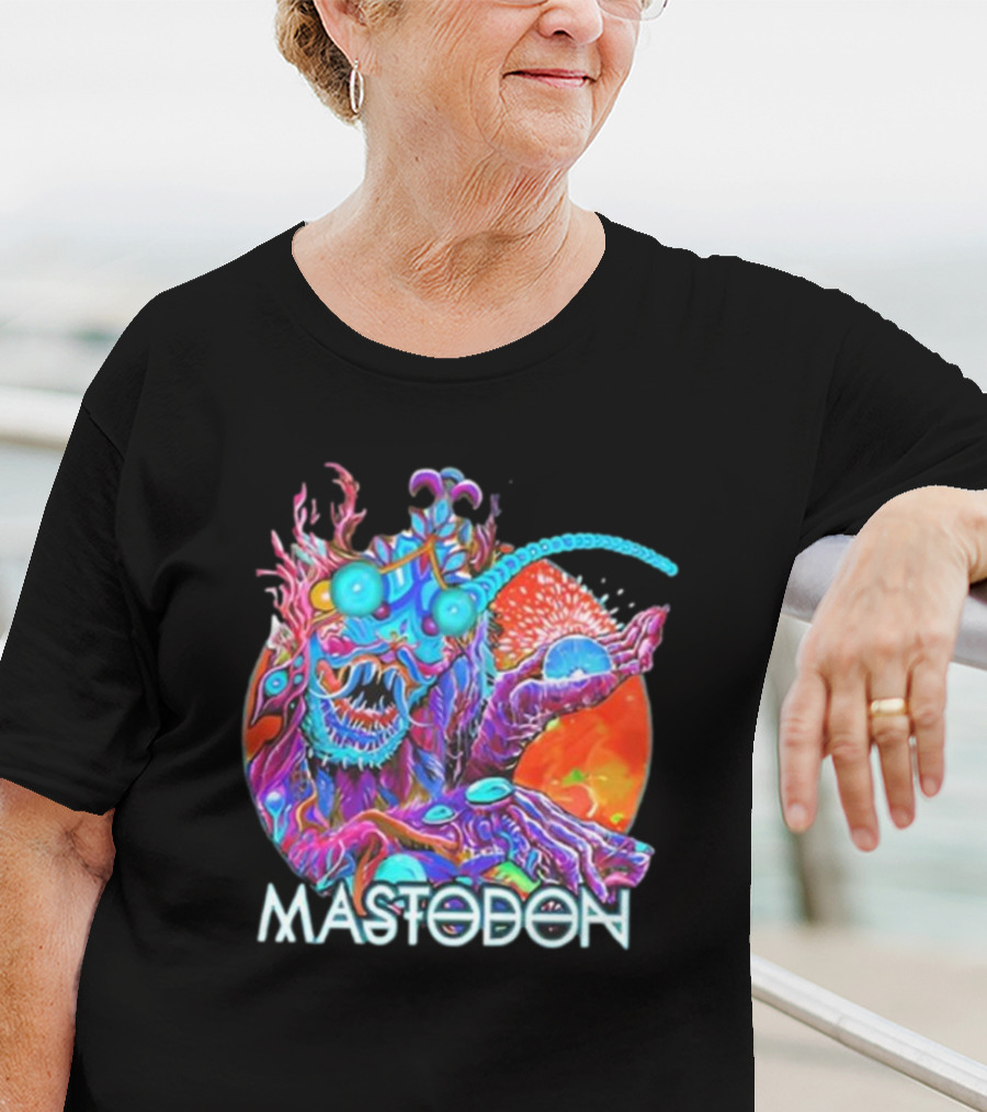 Mastodon Once More Round The Sun Colorful Creature T-Shirt