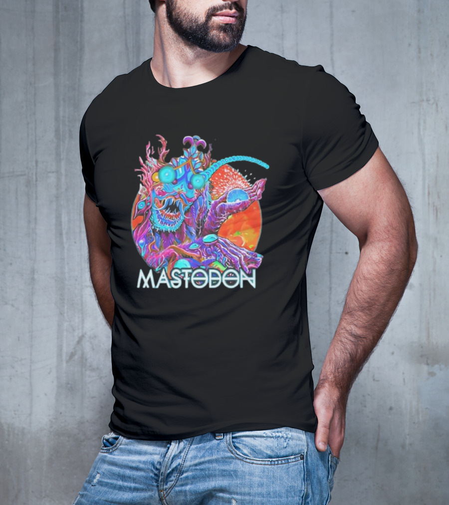 Mastodon Once More Round The Sun Colorful Creature T-Shirt
