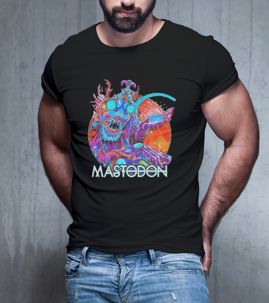 Mastodon Once More Round The Sun Colorful Creature T-Shirt