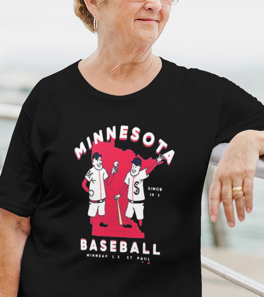 Minnesota Baseball Minneapolis St Paul Since 1901 Twins T-Shirt