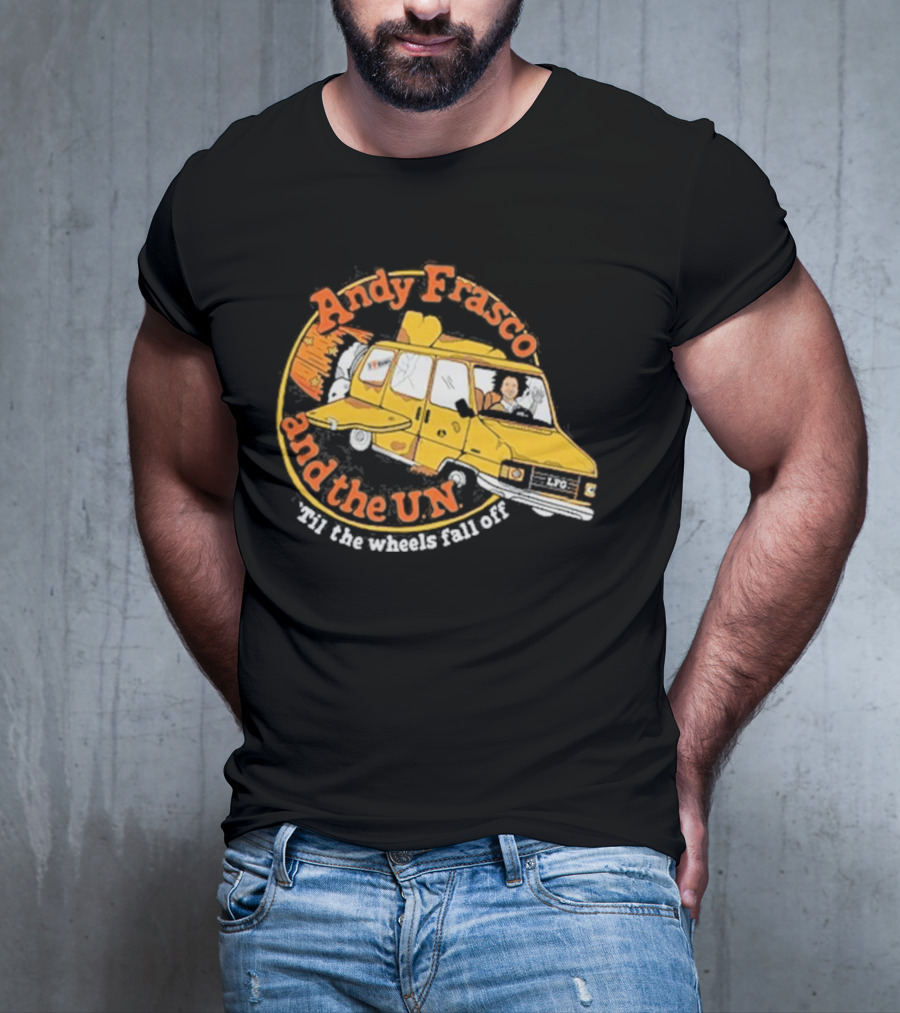 Andy Frasco And The U.N. 'Til The Wheels Fall Off Yellow Van Adventure T-Shirt