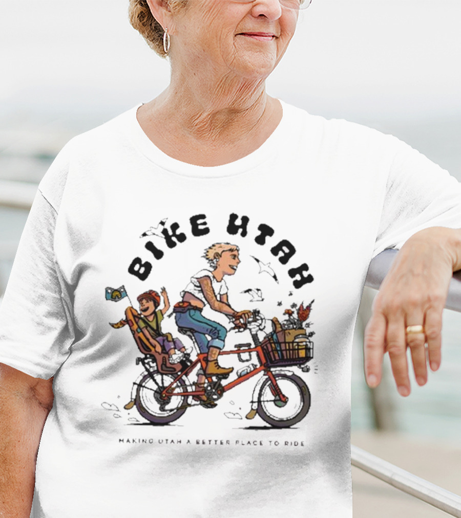Bike Utah Bliss Making Utah A Better Place To Ride T-Shirt