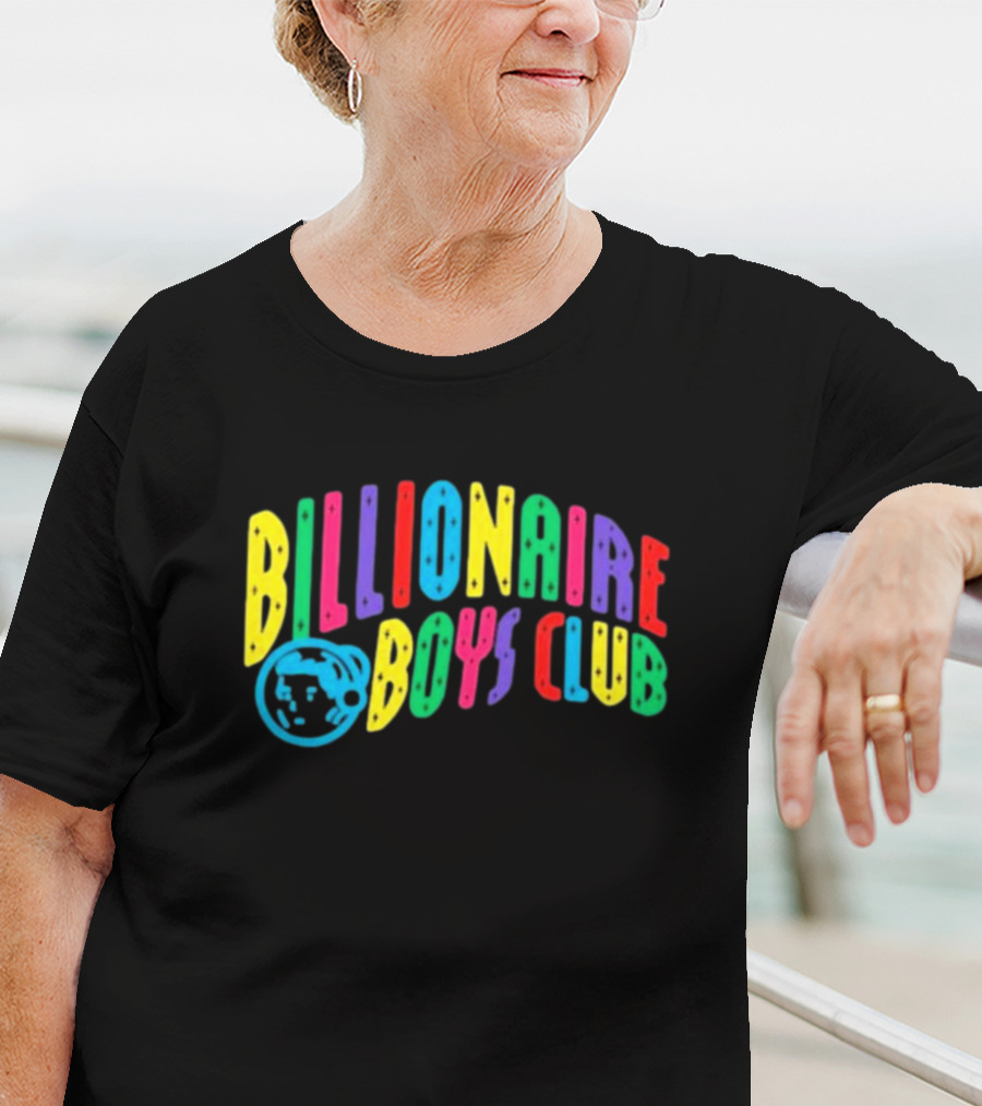 Billionaire Boys Club Kids Colorful Arch Logo With Astronaut T-Shirt