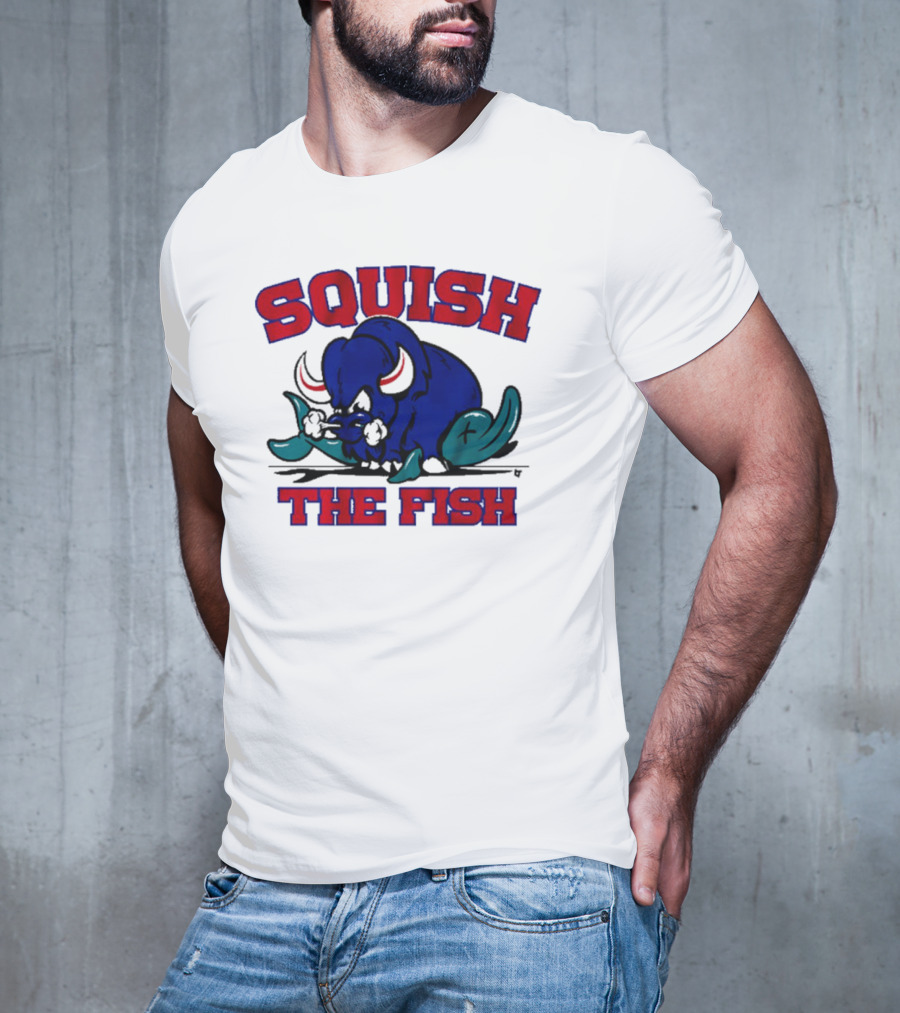 Buffalo Bills NFL Squish The Fish T-Shirt