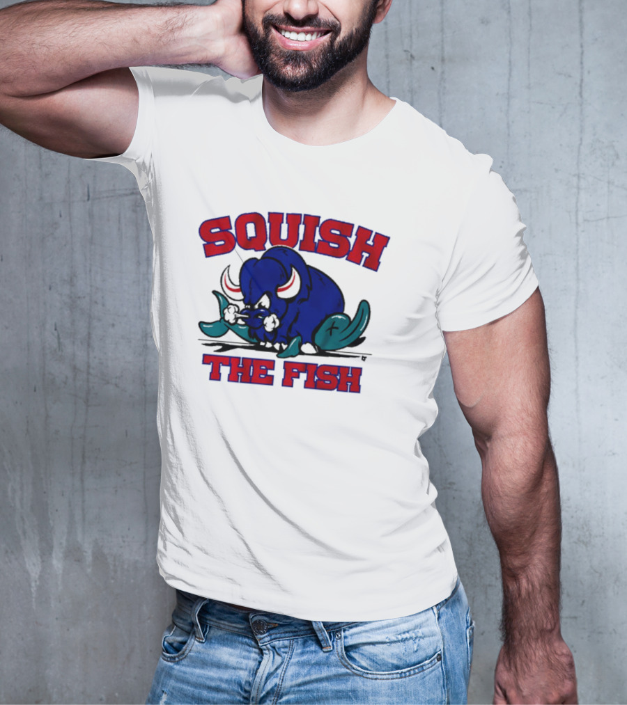 Buffalo Bills NFL Squish The Fish T-Shirt