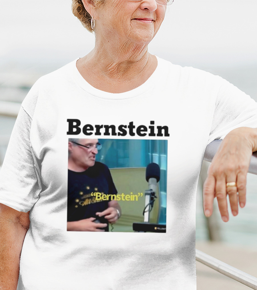 Bernstein Snarky Reply In Radio Studio Scene Featuring Microphone T-Shirt