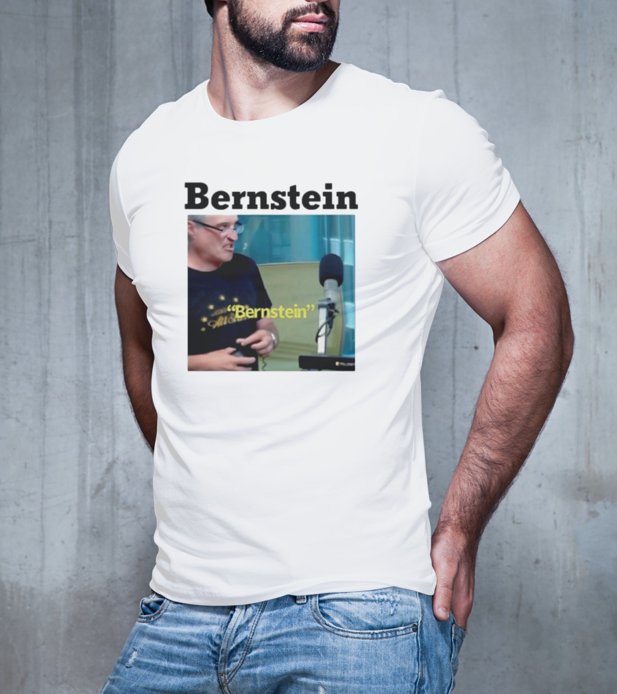 Bernstein Snarky Reply In Radio Studio Scene Featuring Microphone T-Shirt