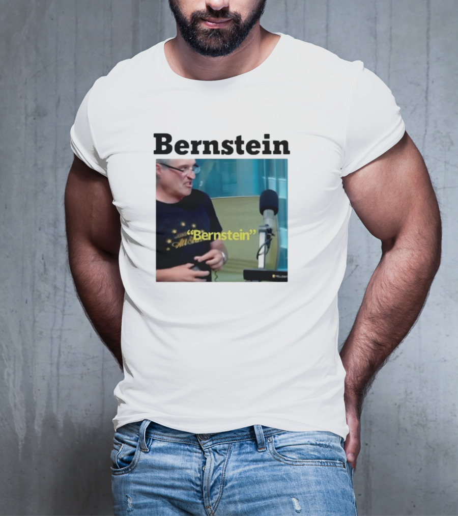 Bernstein Snarky Reply In Radio Studio Scene Featuring Microphone T-Shirt